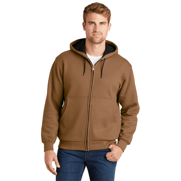 CornerStone® - Heavyweight Full-Zip Hooded Sweatshirt Thermal Lining