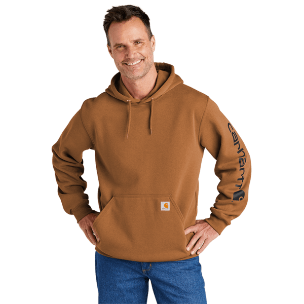 Carhartt® Midweight Hooded Logo Sweatshirt