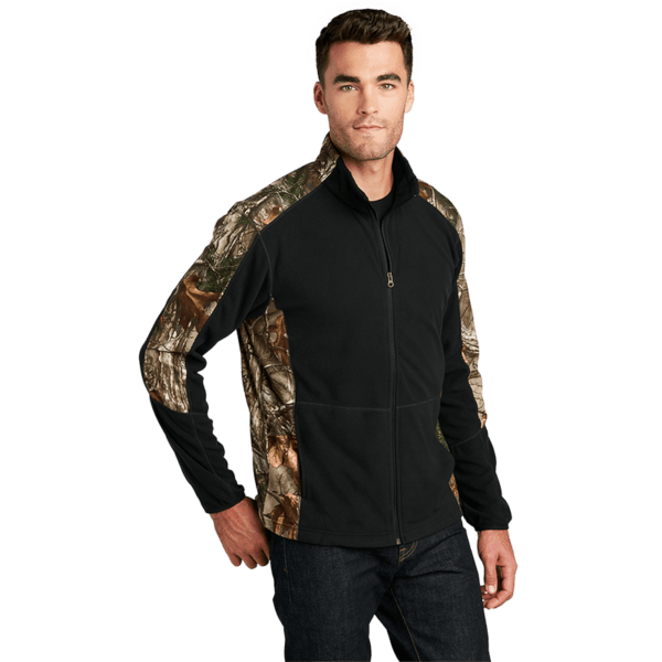 Port Authority® Camouflage Microfleece Full-Zip Jacket