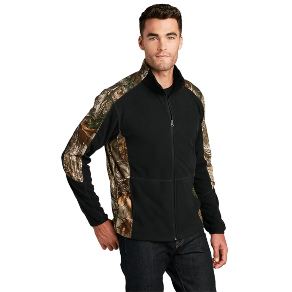 Port Authority® Camouflage Microfleece Full-Zip Jacket