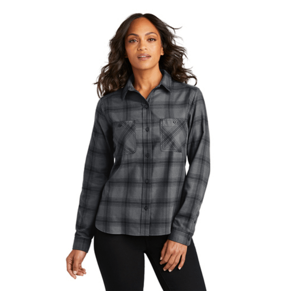 Port Authority® Ladies Plaid Flannel Shirt