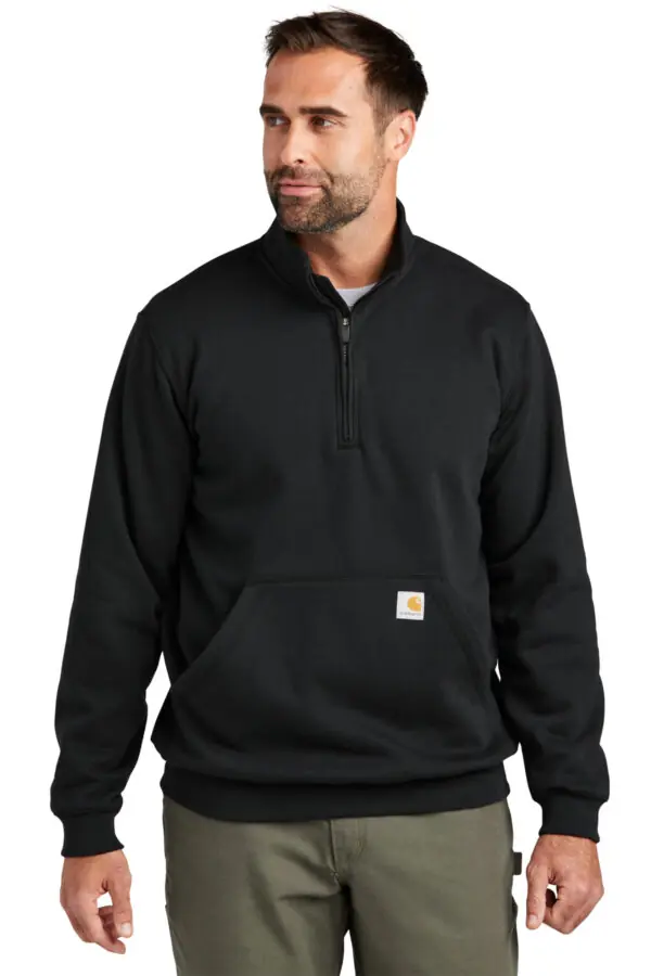 Carhartt® Midweight 1/4-Zip Mock Neck Sweatshirt - Image 2