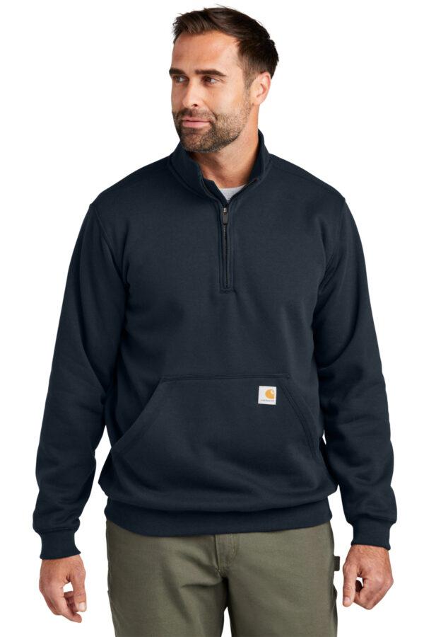 Carhartt® Midweight 1/4-Zip Mock Neck Sweatshirt - Image 4