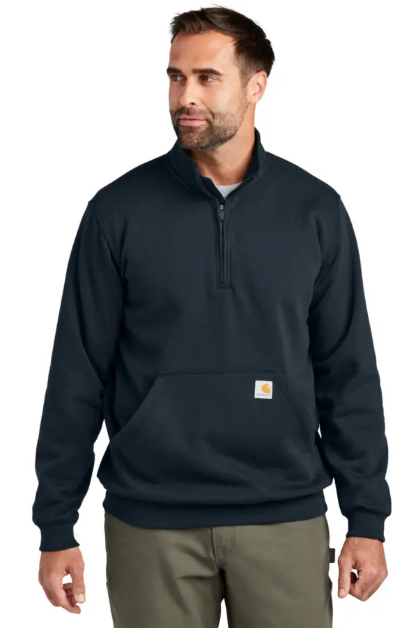 Carhartt® Midweight 1/4-Zip Mock Neck Sweatshirt - Image 4